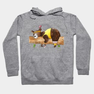 Exercise Bear Hoodie